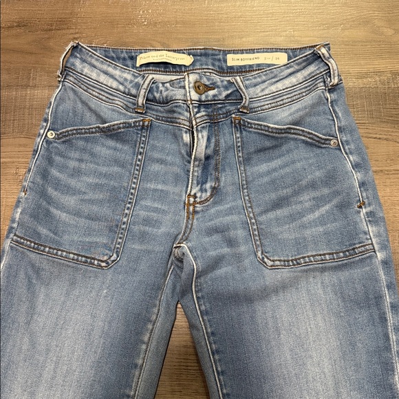 Pilcro and the Letterpress Light Blue Straight Leg Jeans - Picture 4 of 8